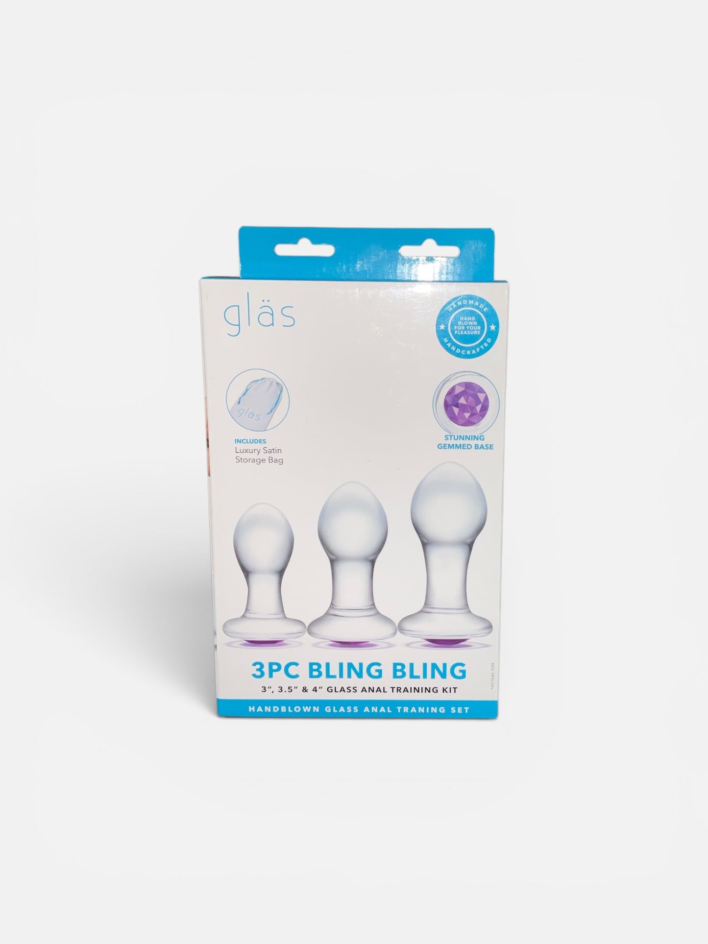 GLÄS Bling Bling Glass Anal Training Kit