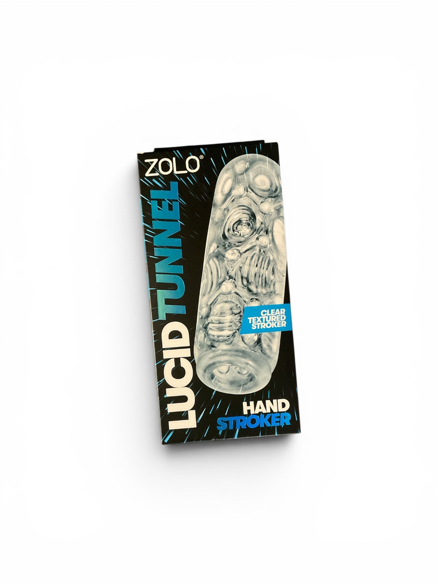 ZOLO Lucid Tunnel™ Clear Textured Stroker
